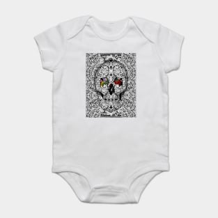 lace skull Baby Bodysuit